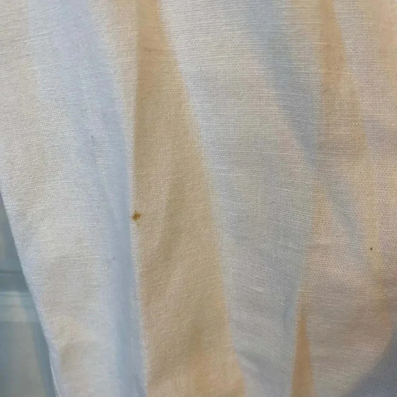 Liz Claiborne Audra Linen Blend White Pants Women's Size 10 - Picture 7 of 7